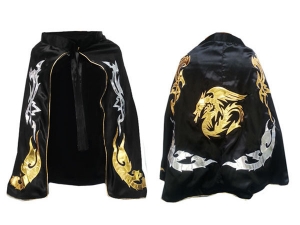 Custom Batman Muay Thai Robe / Batman Robe : Black Dragon